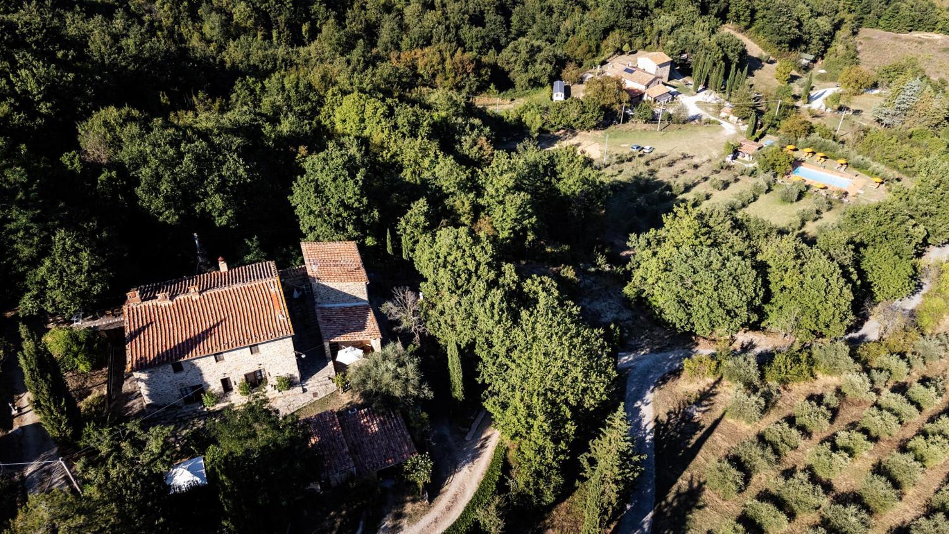 Agriturismo Santa Caterina كاستيلنوفو دي فال دي سيسينا المظهر الخارجي الصورة